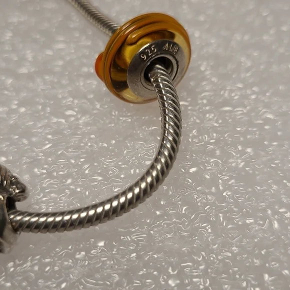 Vintage Pandora Charm Bracelet with Charms 925 - Picture 6 of 15